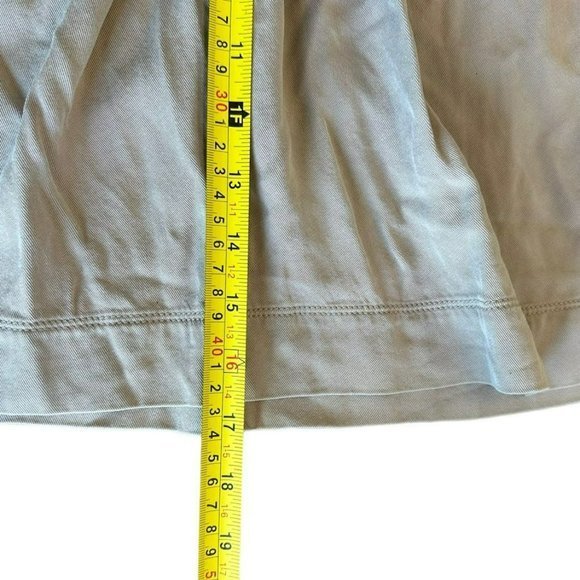 Aritzia Wilfred Gabrielle Gray Pull On Elastic Waist Skirt Womens XS - Picture 4 of 5